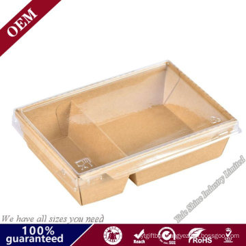 Biodegradable Kraft Food Paper Packaging Lunch Box